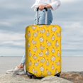 thumbnail image 7 of Gukieu Funny Chicken Print Suitcase Protective Cover, Elastic Zipper Buckle Suitcase Protective Cover, Suitable for Travel, Business Trip-Small, 7 of 7