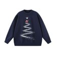 thumbnail image 5 of LVHAOGJOB Christmas Sweaters for Women Pullover Tops Long Sleeve Soft Graphic Womens Blouse, 5 of 5