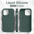 thumbnail image 2 of Liquid Silicone Case For iPhone 11 14 13 12 15 Pro Max Phone Cases For iPhone 13 12 Mini 14 15 7 8 Plus X XR XS Shockproof Cover, 2 of 5
