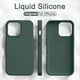 thumbnail image 2 of Liquid Silicone Case For iPhone 11 14 13 12 15 Pro Max Phone Cases For iPhone 13 12 Mini 14 15 7 8 Plus X XR XS Shockproof Cover, 2 of 5