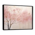thumbnail image 2 of Designart "Pink And Gold Minimalist Forest II" Forest Floater Framed Canvas Wall Art, 2 of 5