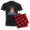 thumbnail image 6 of CafePress - Coffee Cat Men's Dark Pajamas - Men's Dark Loose Fit Cotton Pajama Set, 6 of 7
