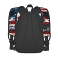 thumbnail image 4 of Goofa American Flag Skull Pattern Backpack for Students – Large Capacity, Lightweight with Adjustable Shoulder Straps, Perfect for School, Travel, 4 of 8