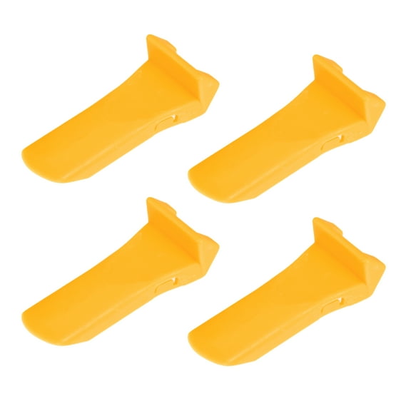 Unique Bargains 4pcs Tire Changer Tool Tire Changers Clamp Covers Protectors Yellow Right Angle Style
