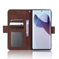 thumbnail image 3 of Case for Motorola X30 Pro 5G Cover Adjustable Detachable Card Holder Magnetic closure Leather Wallet Case - Brown, 3 of 5