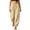 Khaki, variant on Womens Linen Pants Women Plus Size Straight Cigarette - Raw Hem Office Wine S