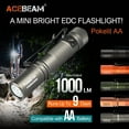 thumbnail image 3 of ACEBEAM Pokelit AA EDC Flashlight 1000 Lumens High CRI90 USB-C Rechargeable IP68 Small Pocket LED Flashlight for Everyday Carry, 3 of 10