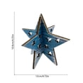 thumbnail image 3 of Cififendec 4th of July Star Tabletop Decor, 4.72"×4.25", Patriotic Red White Blue Hollow-Out Ornament for Dining Table Centerpieces Displays(Blue), 3 of 5
