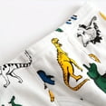 thumbnail image 4 of Wuxian Toddler Underwear Cartoon Dinosaur Briefs Undies Children Truck Panties 3 PC,White,120, 4 of 5