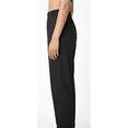 thumbnail image 6 of Cavosen Straight Leg Pants with Pockets for Women Trousers Solid Lightweight Elastic Waist Bottom Casual Pants Black XL, 6 of 8