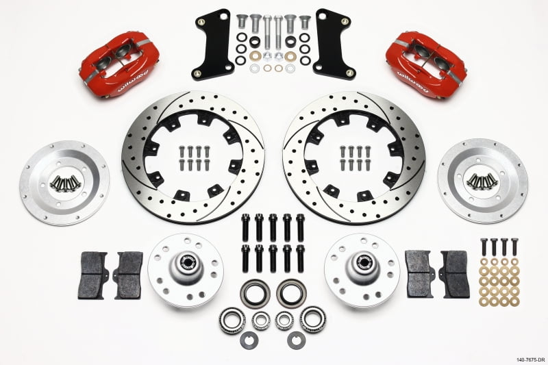 Wilwood Forged Dynalite Front Kit 12.19in Drilled 79-87 GM G Body main image 0