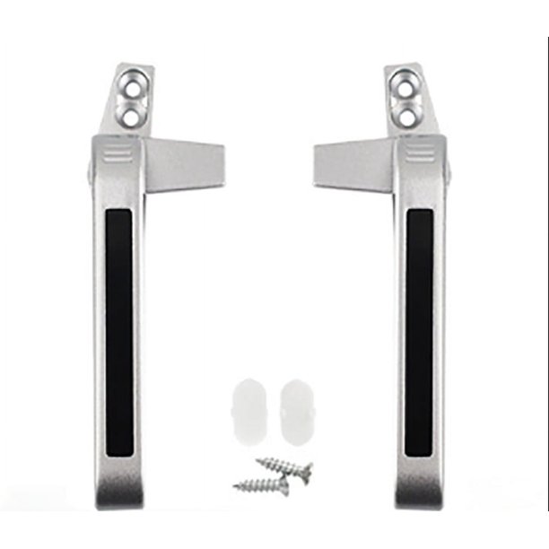 Manija de ventana con cerradura blanca, manija de ventana de puerta, muñeca, aleación de Zinc, 2 juegos