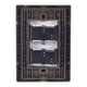 thumbnail image 3 of Placa Armada Inox 2 Apagadores Sencillos 1.5 Mod Oxford 10Pz gris 13cm, 3 of 3