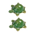 thumbnail image 2 of Ceramic Turtle Toilet Bolt Covers (2 Pack) Decorative Bathroom Toilet Tank Hardware Caps, Easy Clean No-Tool Fit for Standard Toilets, Covers Unsightly Bolts, 2 of 9