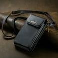 thumbnail image 2 of Dteck Phone Wallet Bag with Large Capacity Card Slots Cash Zipper Pocket, RFID Blocking Hand Strap and Crossbody Shoulder,Black, 2 of 10