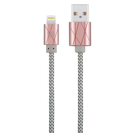 LAX Apple MFi Certified Lightning to USB Cable (10ft) compatible with iPhone and iPad -