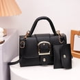 thumbnail image 4 of Stylago Mini Satchel Purses with Pouch Womens Fashion Leather Crossbody Shoulder Bags Ladies Shopping Phone Tote Bag Black, 4 of 6