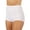 White, variant on Dixie Belle Women's Banded Leg Cotton Full Brief Panty, sz 5-15, 3-Pack