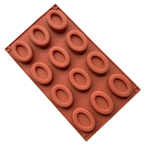 Dsscvnef 12 Piece Heart Shaped Silicone Baking Container for Creating Appealing Desserts. Stud Earring for Resin Casting Regular Dice for Resin