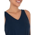 thumbnail image 4 of Athletic Works Women's Athleisure Double V-Neck Romper, 4 of 7