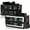 Chrome Housing Smoke Lens, variant on Spec-D Tuning Chrome Headlights + Corner Lights + Bumper Lights w/ LED Tube Compatible with 1994-1998 Chevy C10 C/K Tahoe Suburban