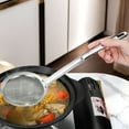 thumbnail image 6 of Fine Mesh Stainless Steel Colander Spoon 2025 - Extra Fine Mesh Strainer with Handle for Skimming Grease Foam Oil Filter Food Strainer, 6 of 8