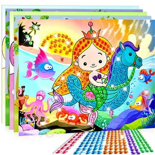 YEHUONU Full Drill Small Diamond Painting Kits for Kids, DIY 5D Hero Diamond  Art Mosaic Stickers by Numbers Kits 