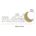 thumbnail image 3 of Holiday Golden Letter Ornaments English Decoration Can Light Up Pendant Props, 3 of 6