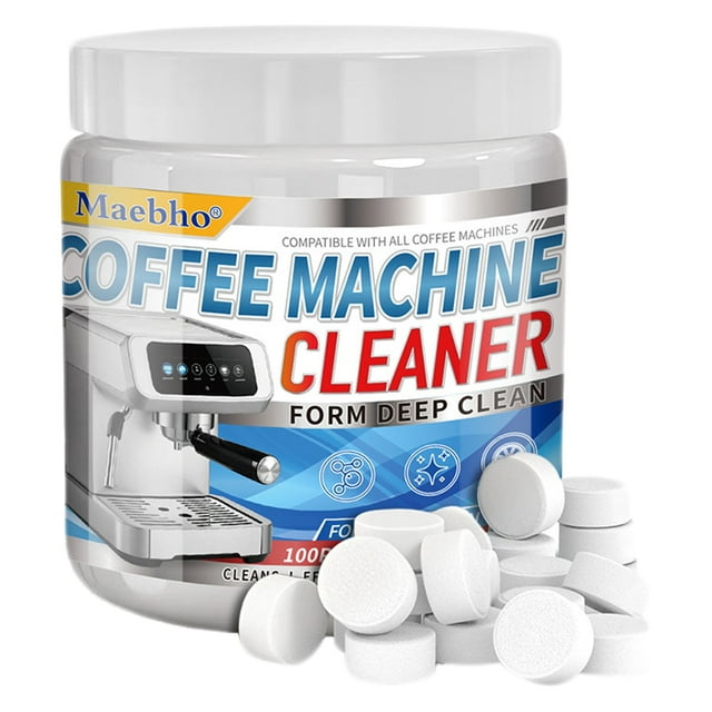 Coffee Machine Cleaner Descaler Tablets 100 Count Compatible with Coffee Maker Pot Descaling & Cleaning Tabs Descale Drip Coffe