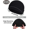 thumbnail image 2 of 2Pcs/4Pcs Unisex Wool Short Fisherman Beanie for Men Women, Knit Cuff Warm Winter Hats, Soft Skull Cap Watch Hat, 2 of 6
