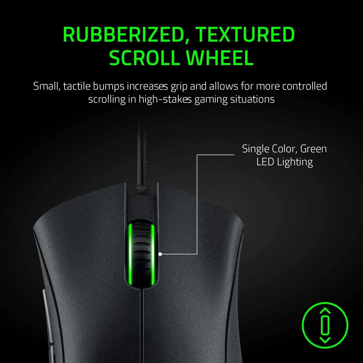 Razer DeathAdder Essential Wired Optical Gaming Mouse for PC, 5 Buttons, Black