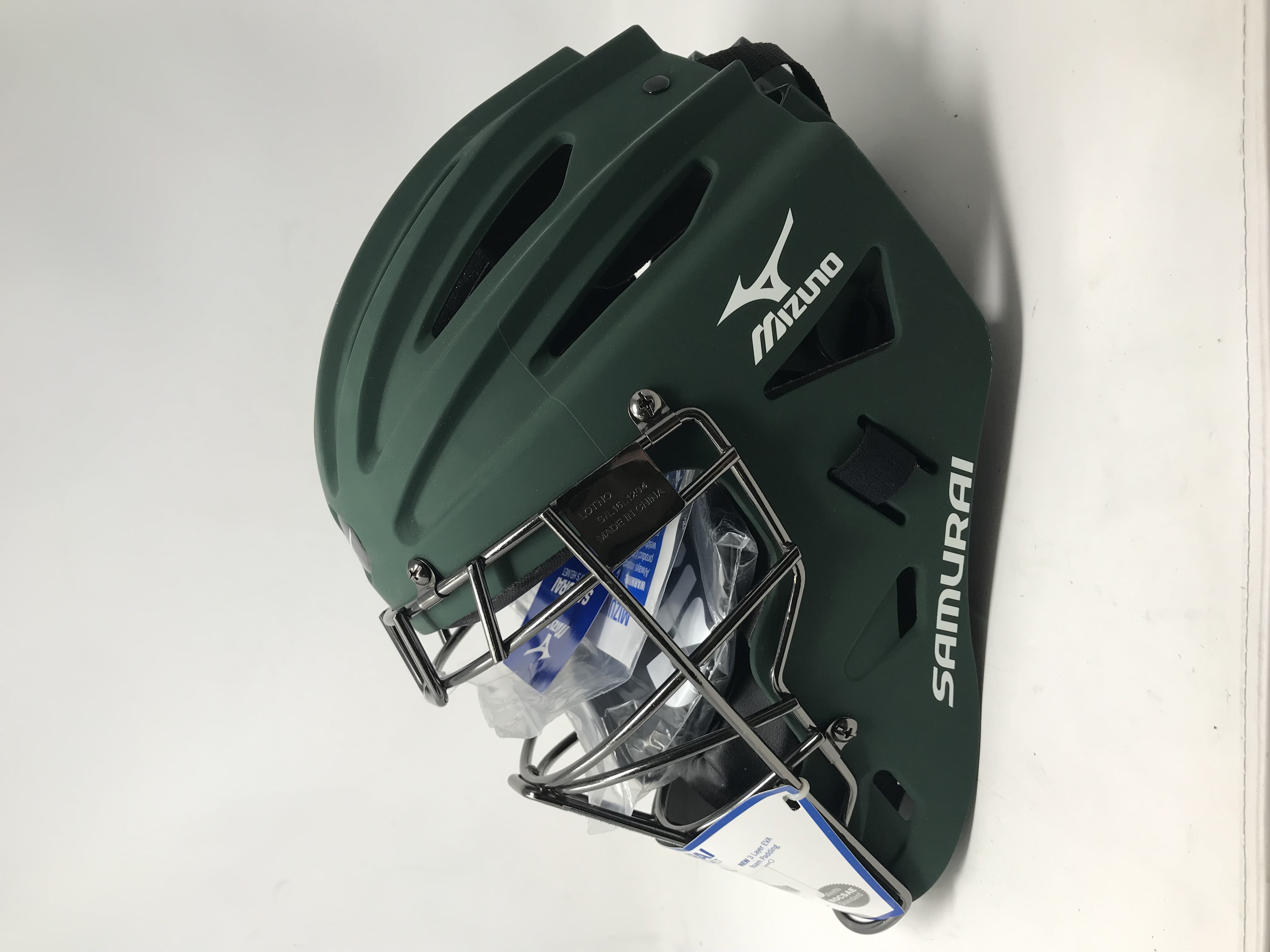 Mizuno samurai catcher s on sale helmet replacement pads