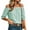 Green, variant on Women's Mid Sleeved Top Baeitkot Women's Striped Elastic One Shoulder Off Shoulder Mid Sleeved Casual Shirt Pullover Top Gray XXL