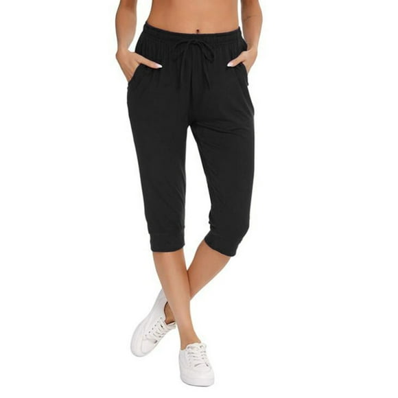Capri Jogger Pants Womens