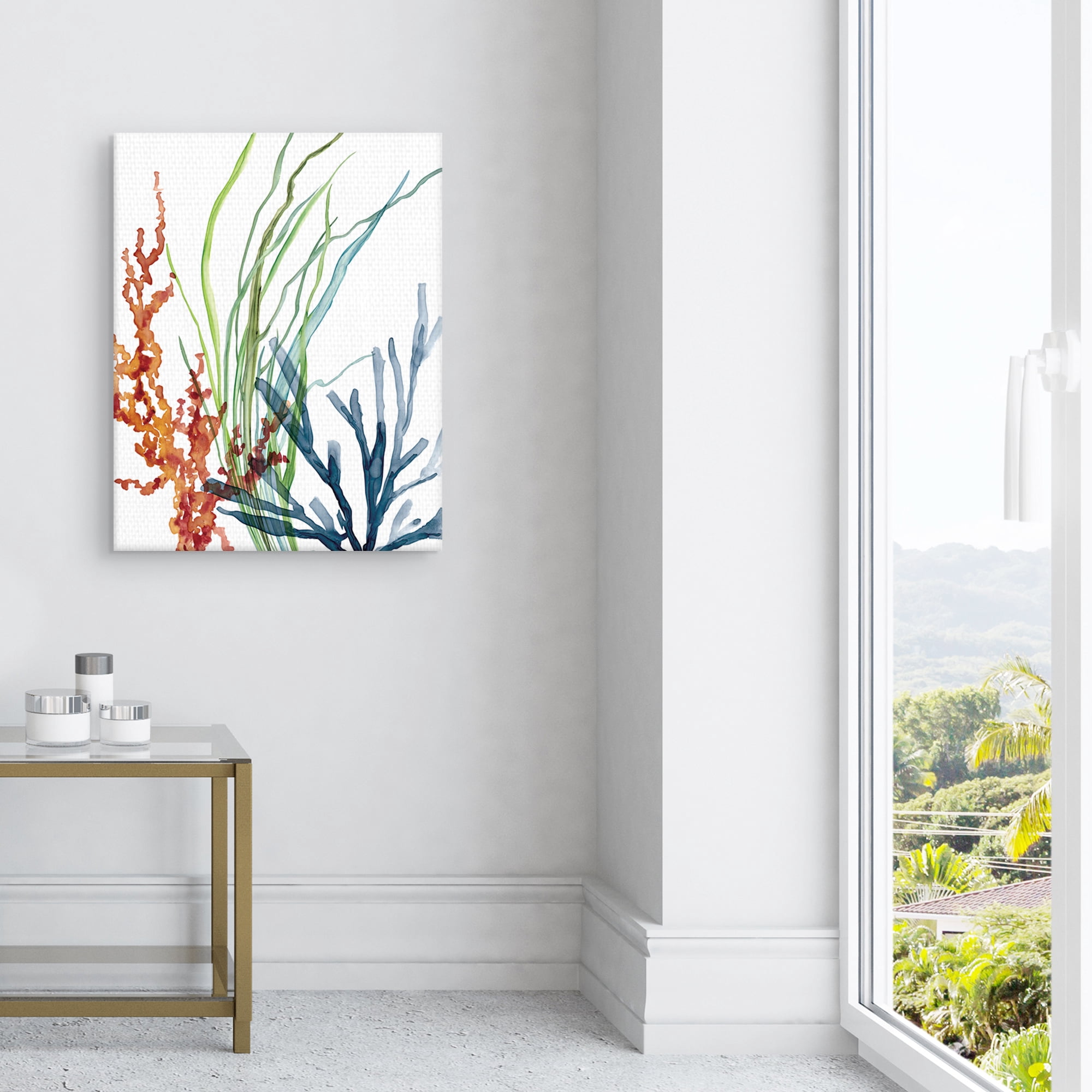 Masterpiece Art Gallery Ocean Magic I Marine Botanical by Carol Robinson Canvas Art Print