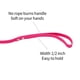 thumbnail image 2 of Correa de adiestramiento para perros Leash NIMBLE, impermeable, 9 m, rosa, 2 of 6