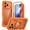 Orange, variant on ANTSHARE Magnetic Case for iPhone 18 Pro with Detachable Kickstand, Built-in Screen Protector, Full Body Military-Grade Rugged Phone Cover