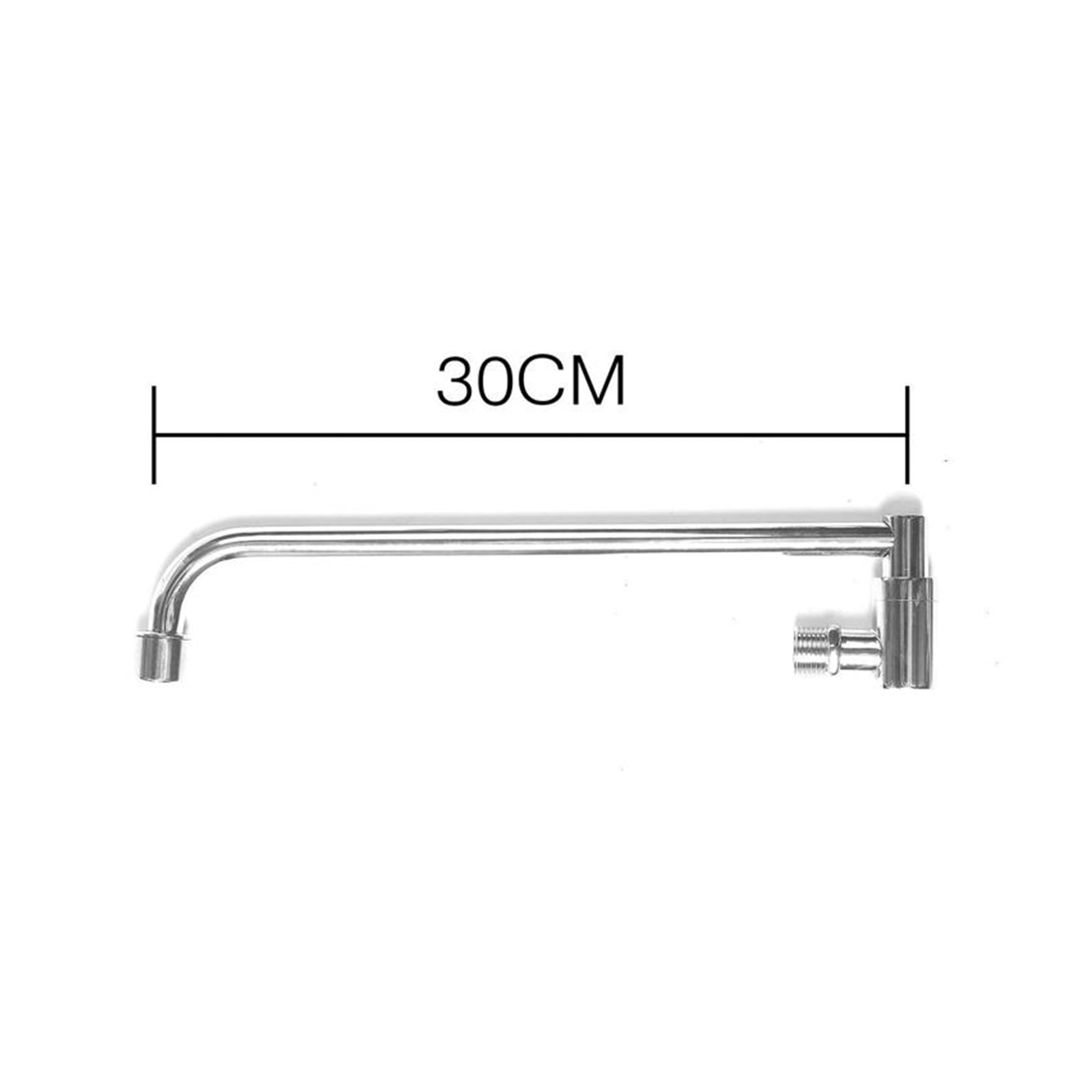 300mm Pot Filler Kitchen Sink Faucet Wok Faucet Wall Mounted Pot Filler Faucet 180 Degree Brass Swing Faucet
