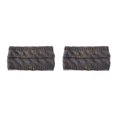 thumbnail image 4 of Diadema de invierno Qarigey para mujer calentadores de orejas de ganchillo hilo gris oscuro 2Conjunto, 4 of 6
