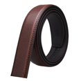 thumbnail image 1 of Real Leather Ratchet Brown Belt For Men's, 1 of 5