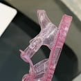 thumbnail image 5 of Piuwrlz Children's Versatile Peep Toe Sandals Girls Jelly Sandals Shoes Breathable Lace-Up Jelly Sandals Pink Size 2.5 Years, 5 of 9