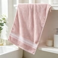 thumbnail image 6 of Celsvanis Bath Towel for Adults Thick Soft Highly Absorbent Quick Dry Lint Free Face Wash Towel Classic Household Bathroom Daily Use, Pink, 6 of 6