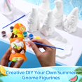 thumbnail image 4 of Art Craft Kit Arrowbash, juego de 6 gnomos de cerámica, 13 cm, para bricolaje, 4 of 7