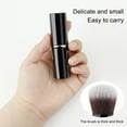 thumbnail image 5 of Retractable Kabuki Brush, Powder Makeup Brush, Portable Travel Face Makeup Brush for Liquid Cream and Loose Powder, Synthetic Soft Bristles, Aluminum Handle, Compact Design, Easy To Clean, 5 of 9