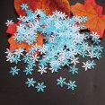 thumbnail image 2 of 200-300 piezas de copos de nieve con purpurina en polvo, copos de nieve navideños, confeti, decoraciones navideñas, álbumes de recortes, suministros de decoración para fiestas de invierno en el hogar, 2 of 4