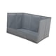 thumbnail image 4 of Bandeja para orinar para perros con protección contra salpicaduras, impermeable, de malla, plegable, para interiores Gris S, 4 of 9