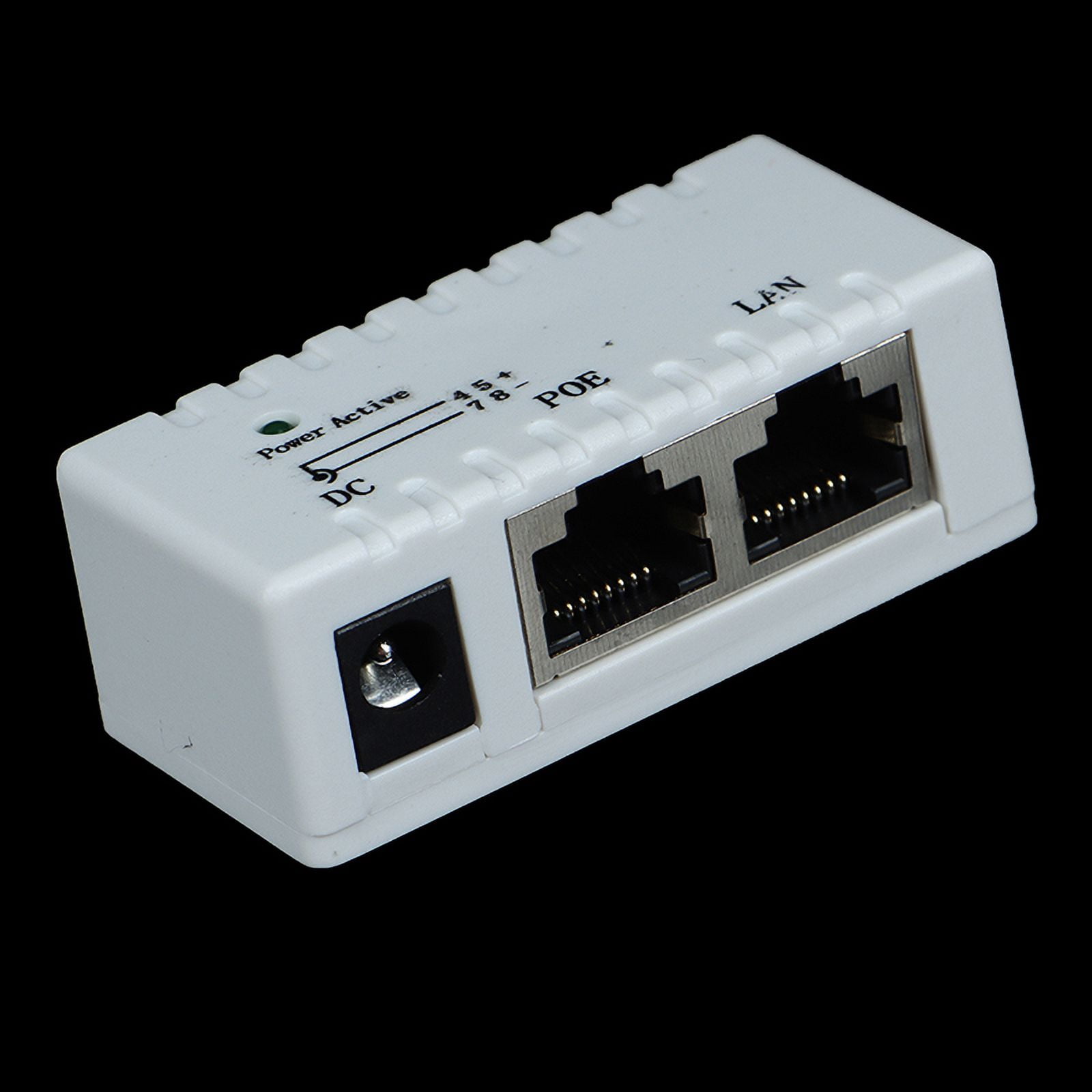 12V - 48V Passive POE injector for IP Camera VoIP Phone Netwrok AP device