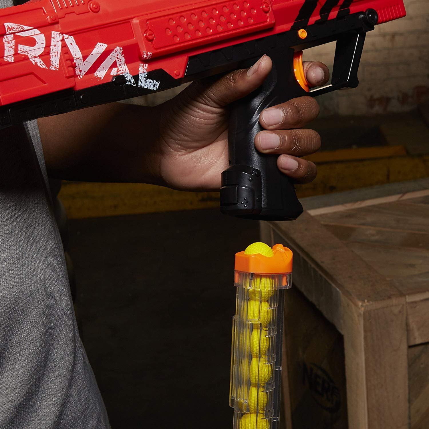 Nerf Rival Apollo XV 700 and Face Mask Red Walmart