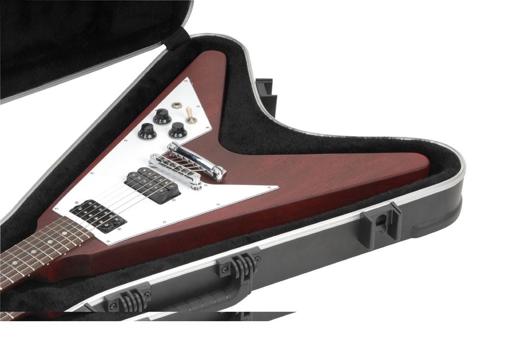 SKB 1SKB-58 Flying V Type Hardshell - TSA Latch, Over-Molded