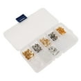 thumbnail image 4 of jifeng Boxed Earring Back Earring Backing Kit 550pcs 10 styles gold and silver, 4 of 9